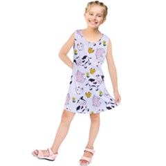 The Farm Pattern Kids  Tunic Dress by Valentinaart