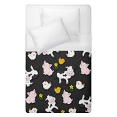 The Farm Pattern Duvet Cover (single Size) by Valentinaart