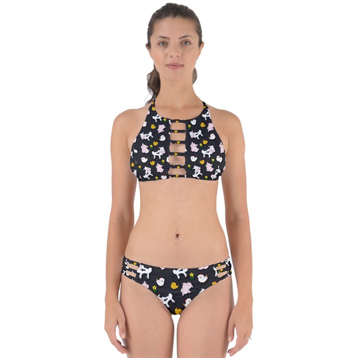 The Farm Pattern Perfectly Cut Out Bikini Set