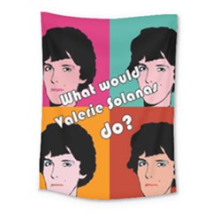 Valerie Solanas Medium Tapestry by Valentinaart