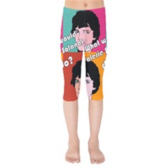 Valerie Solanas Kids  Capri Leggings 