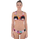 Valerie Solanas Cross Back Hipster Bikini Set View1