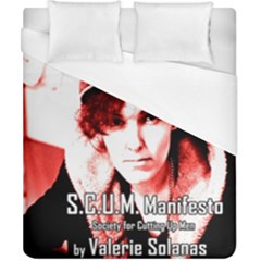 Valerie Solanas Duvet Cover (california King Size) by Valentinaart