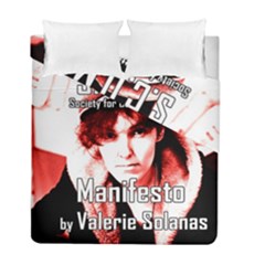 Valerie Solanas Duvet Cover Double Side (full/ Double Size) by Valentinaart