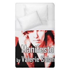 Valerie Solanas Duvet Cover (single Size) by Valentinaart