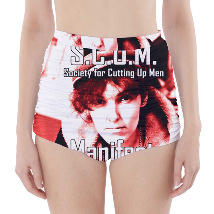 Valerie Solanas High-Waisted Bikini Bottoms