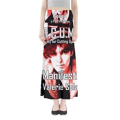 Valerie Solanas Full Length Maxi Skirt by Valentinaart