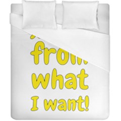 Save Me From What I Want Duvet Cover (california King Size)