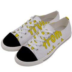 Save Me From What I Want Women s Low Top Canvas Sneakers