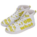 Save me from what I want Men s Hi-Top Skate Sneakers View2