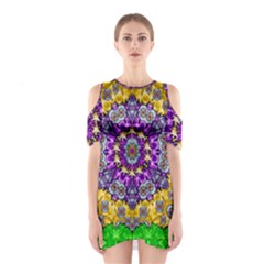 Sunshine In Mind The Season Is Decorative Fine Shoulder Cutout One Piece by pepitasart