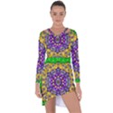 Sunshine In Mind The Season Is Decorative Fine Asymmetric Cut-Out Shift Dress View1