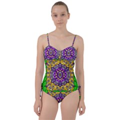 Sunshine In Mind The Season Is Decorative Fine Sweetheart Tankini Set by pepitasart