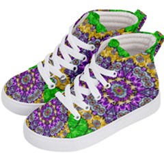 Sunshine In Mind The Season Is Decorative Fine Kid s Hi-top Skate Sneakers by pepitasart