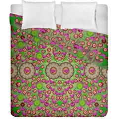 Love The Wood Garden Of Apples Duvet Cover Double Side (california King Size) by pepitasart