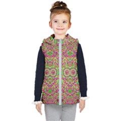 Love The Wood Garden Of Apples Kid s Puffer Vest by pepitasart