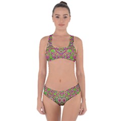 Love The Wood Garden Of Apples Criss Cross Bikini Set by pepitasart