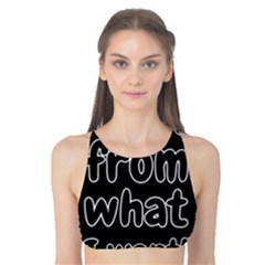 Save Me From What I Want Tank Bikini Top by Valentinaart