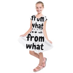 Save Me From What I Want Kids  Short Sleeve Dress by Valentinaart