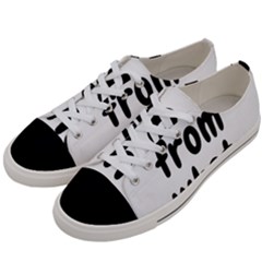 Save Me From What I Want Women s Low Top Canvas Sneakers by Valentinaart