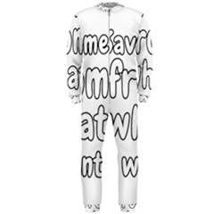 Save Me From What I Want Onepiece Jumpsuit (men)  by Valentinaart