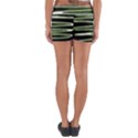 Sketched Wavy Stripes Pattern Yoga Shorts View2