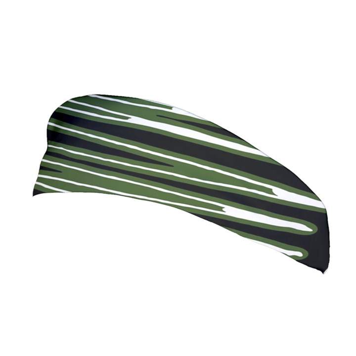 Sketched Wavy Stripes Pattern Stretchable Headband