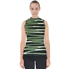 Sketched Wavy Stripes Pattern Shell Top by dflcprints