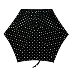 Black Polka Dots Mini Folding Umbrellas by jumpercat