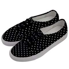 Black Polka Dots Men s Classic Low Top Sneakers by jumpercat