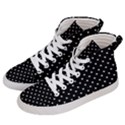 Black Polka Dots Men s Hi-Top Skate Sneakers View2