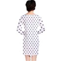 White Polka Dots Long Sleeve Nightdress View2