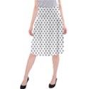 White Polka Dots Midi Beach Skirt View1