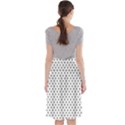 White Polka Dots Midi Beach Skirt View2