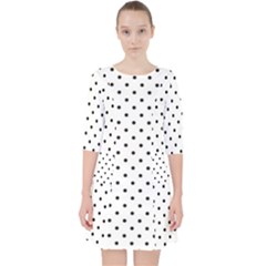 White Polka Dots Pocket Dress by jumpercat