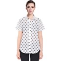 White Polka Dots Women s Short Sleeve Shirt View1