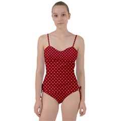 Red Polka Dots Sweetheart Tankini Set by jumpercat