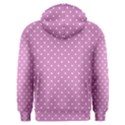 Pink Polka Dots Men s Overhead Hoodie View2