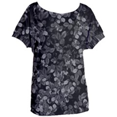 Dark Leaves Women s Oversized Tee by jumpercat