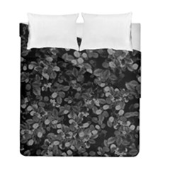 Dark Leaves Duvet Cover Double Side (full/ Double Size) by jumpercat