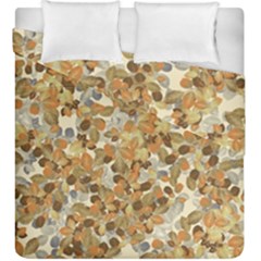 Leaves Autumm Duvet Cover Double Side (king Size) by jumpercat