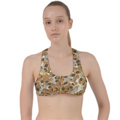 Leaves Autumm Criss Cross Racerback Sports Bra by jumpercat