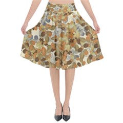 Leaves Autumm Flared Midi Skirt by jumpercat