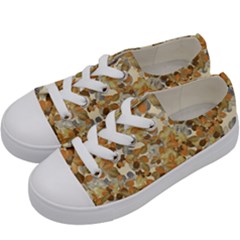 Leaves Autumm Kids  Low Top Canvas Sneakers by jumpercat