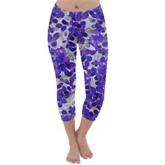 Mistic Leaves Capri Winter Leggings  by jumpercat