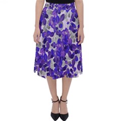 Mistic Leaves Folding Skater Skirt by jumpercat