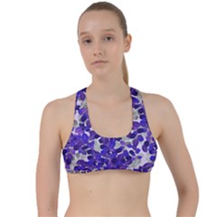 Mistic Leaves Criss Cross Racerback Sports Bra by jumpercat