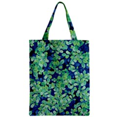 Moonlight On The Leaves Zipper Classic Tote Bag by jumpercat