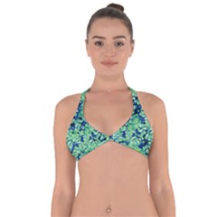 Moonlight On The Leaves Halter Neck Bikini Top by jumpercat