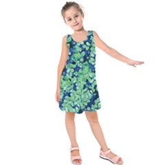 Moonlight On The Leaves Kids  Sleeveless Dress by jumpercat